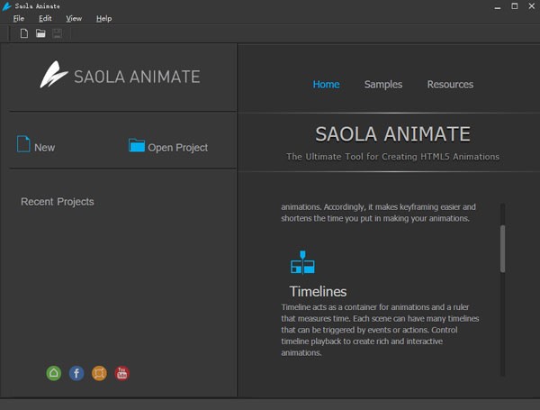 Saola AnimateרҵHTML5ܽ